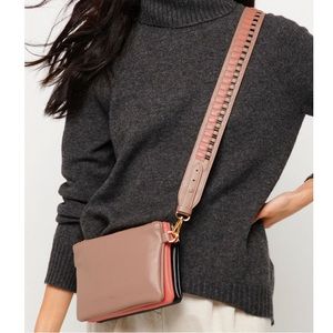 Mersi - Taupe & Black Chelsea Trio Crossbody Bag